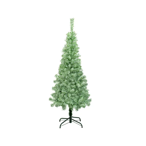 Árbol De Navidad Tronador Slim Nevado 1.50mts Base Metal
