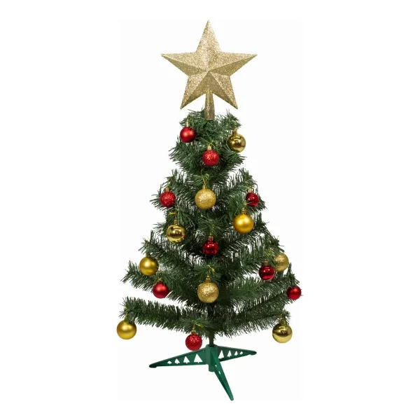 Arbol De Navidad Decorado Arbolito 90cm Pino Carioca