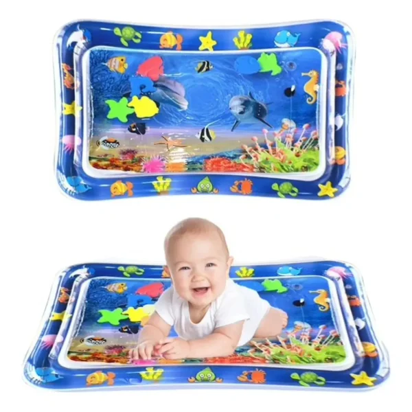 Alfombra Antigolpes Inflable Agua Y Aire Gimnasio Sensorial Azul 21.2 X 17.2 X 2.2 Cm