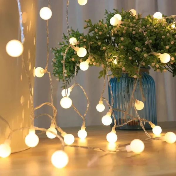 Tira Luz Led 5m Guirnalda X28 220v Luces Navidad Fria Calida