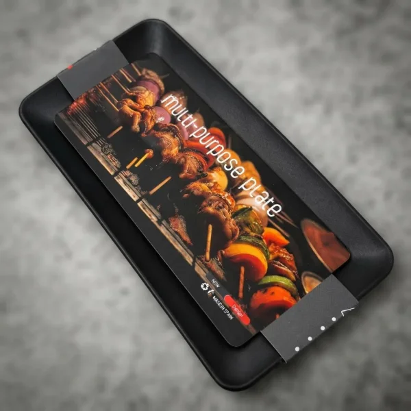 Set X3 Bandejas Para Servir Sushi Multiuso Rectangulares Negro