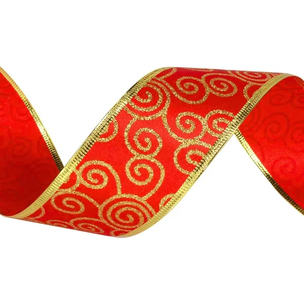 Cintas Navideñas Adornos Glitter 5cm 2,70mts Navidad