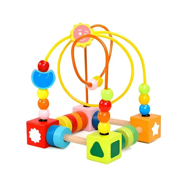 Laberinto Didáctico Plástico Expreso Polar Amarillo Para Niños 2-4 Años