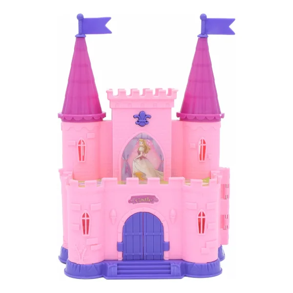 Castillo Princesa Juguete Con Muñeca Luz Música Y Accesorios Rosa
