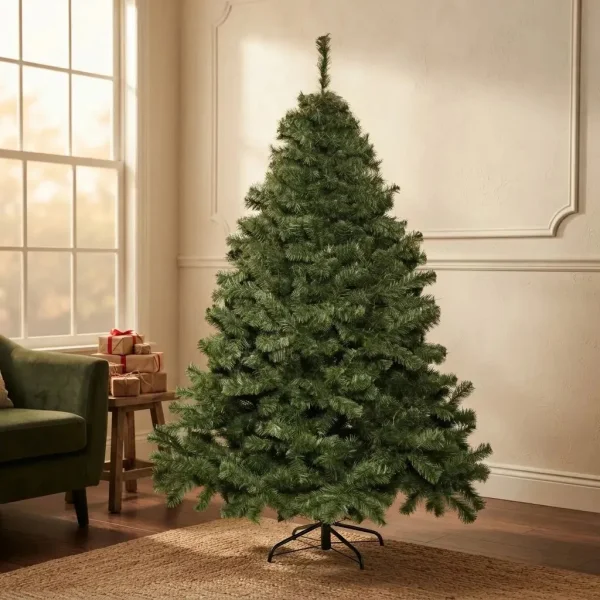 Arbol de Navidad Montañes Deluxe 2,10mts Con Adornos Kit X72