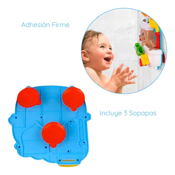 Juego De Agua Bebe Huanger Con Sopapa Didactico Color Foca