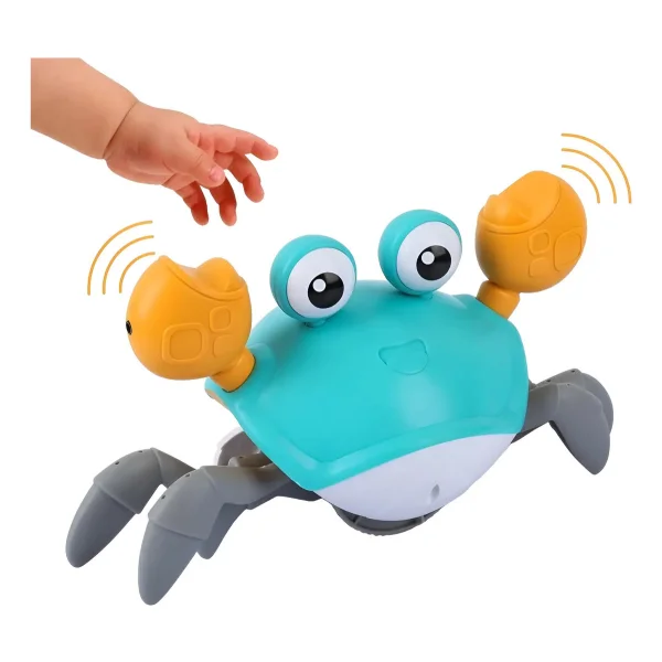 Cangrejo Musical Juguete Viral Sensorial Bebe Con Movimiento