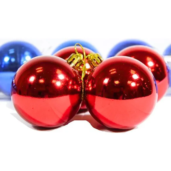 Adornos Navideños Set Bolas De Navidad 5cm X80 Unidades