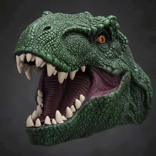 Marioneta De Mano Dinosaurio T-rex Realista Goma Niños