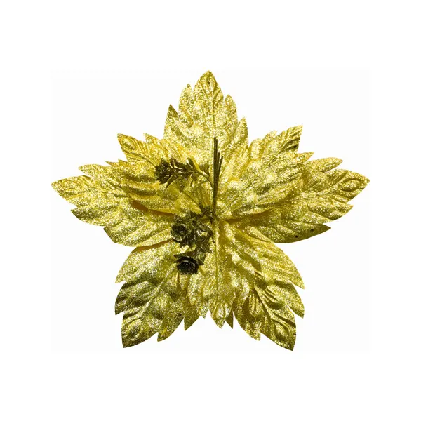 Flor 25cm Oro Arbol De Navidad Adornos Decoracion