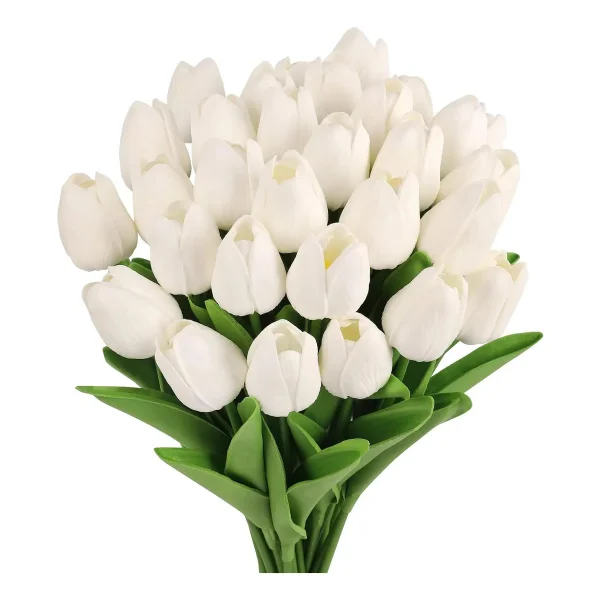 Tulipan Artificial Flores Artificiales Decoracion Ramo X10