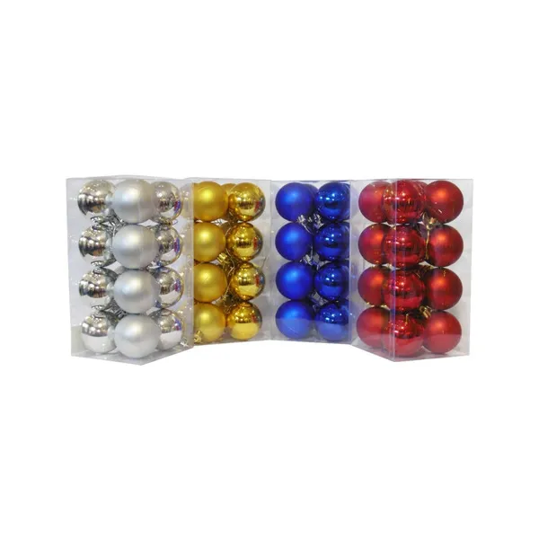 Adornos Navideños Set Bolas De Navidad 4cm X160 Unidades