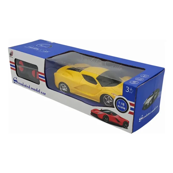 Auto Deportivo A Radio Control Remoto Ferrari Escala 1:18 Rojo