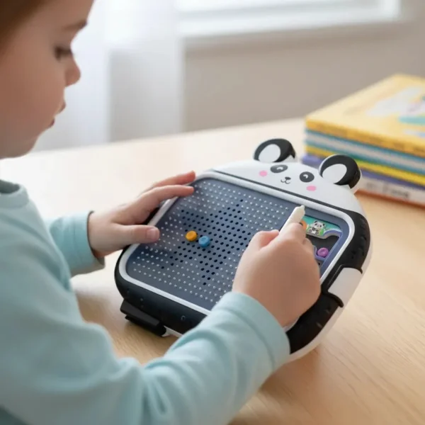Tablero Pizarra Magnética Educativo 2 En 1 Juguete Niños Negro