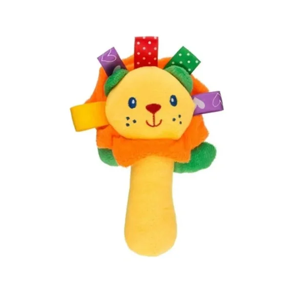 Sonajero Bebé Expreso Polar León Amarillo Felpa Chifle 0-3 Años