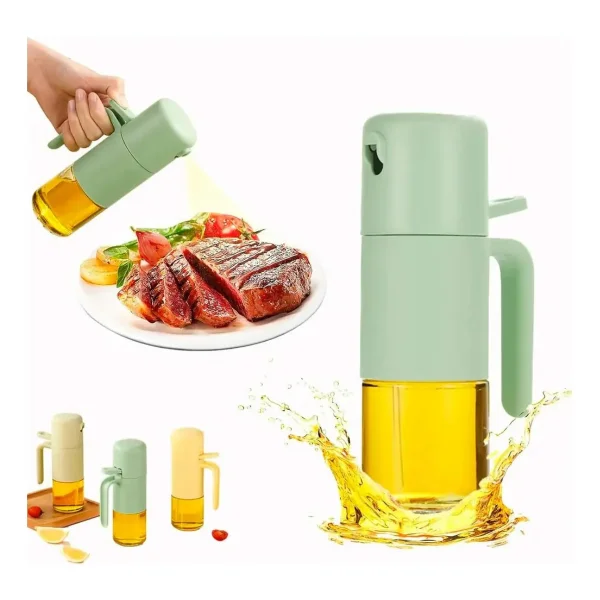 Rociador Aceitera De Vidrio Spray De Aceite Cocina 210ml