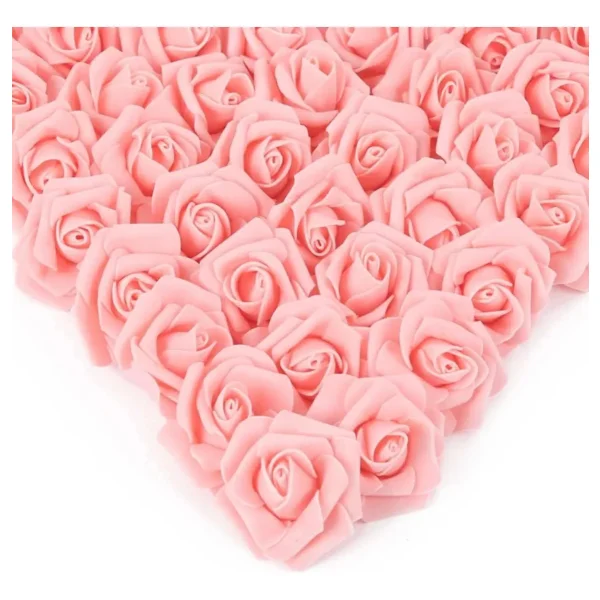 Mini Rosas Flores Artificiales Decoracion Pack X50