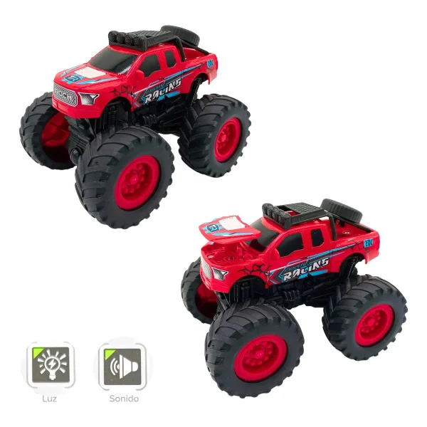 Auto A Friccion Off Road Monster 360 Giro Juguetes
