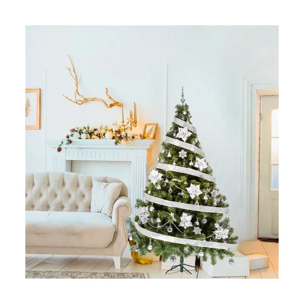 Arbol De Navidad Tronador Lujo 2,10mts Con Adornos Kit X60