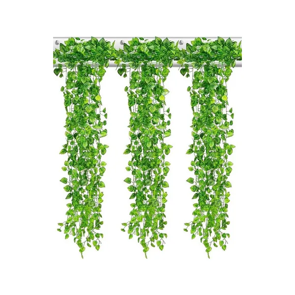 Jardin Vertical Enredadera Hojas Artificiales 2,05mts