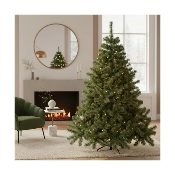 Arbolito De Navidad Montañes Deluxe 1,50mts Base Metalica