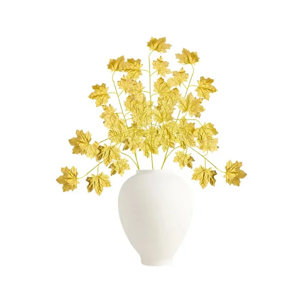 Jardín Vertical Artificial Ramo Sin Maceta 60cm Expreso Polar Plástico Dorado