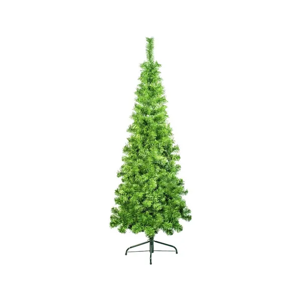 Árbol De Navidad Tronador Slim Verde 1.80mts Base Metal