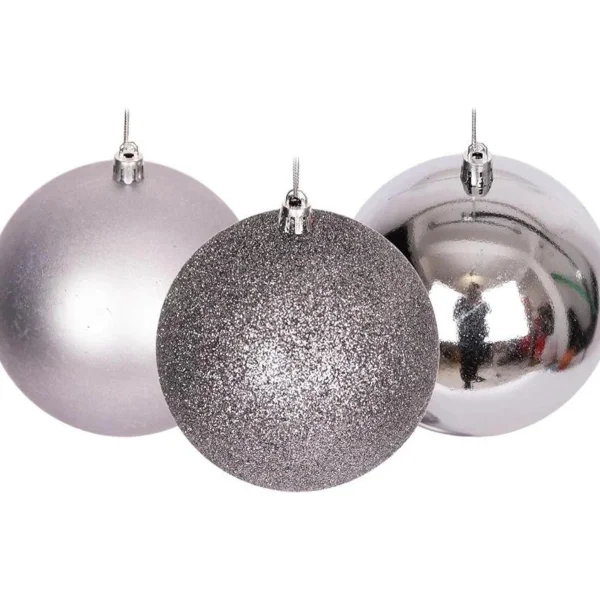 Bolas De Navidad 6cm Valija Adornos Navideños X48 Piezas
