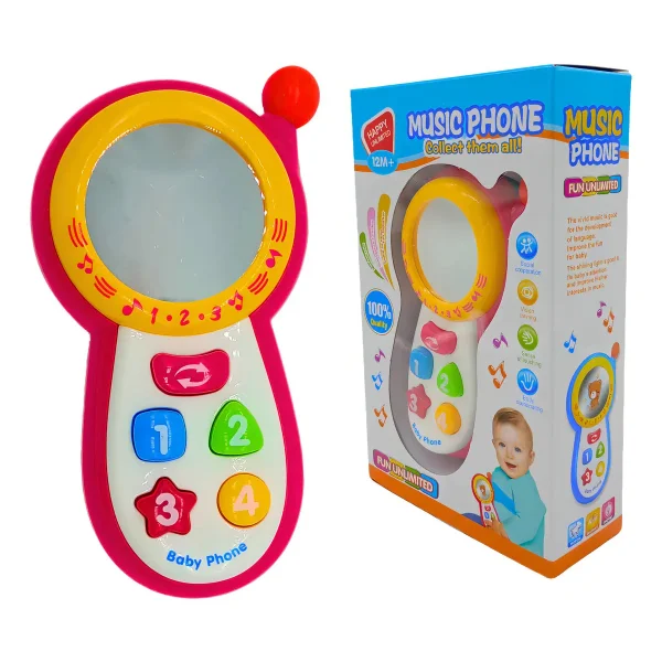 Telefono Celular Didactico Bebe Luz Y Sonido