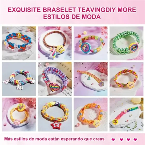 Kit Armado Pulseras Telar Mostacillas Cuentas Amistad Nenas