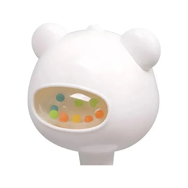 Sonajero Bebe Para Mesa Con Sopapa Base Ventosa Didactico Blanco Panda