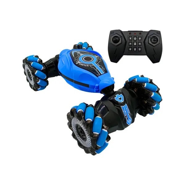 Auto Acrobata Expreso Polar Azul Control Remoto Luces Led Giro 360°