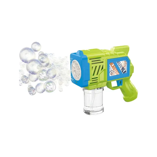 Burbujero Automático Pistola Juguete De Burbujas Con Luz Color Verde