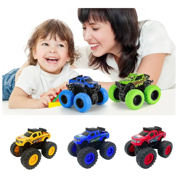 Auto A Friccion Off Road Monster 360 Giro Juguetes