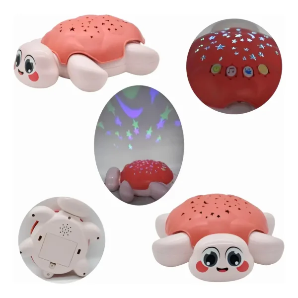 Proyector Tortuga Infantil Musical Luz Sonido Juguete