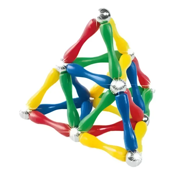 Juego Magnético 3d Construcción Bloques 63 Piezas Imanes 63