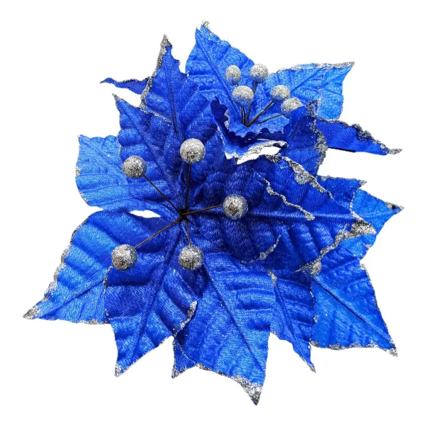 Flor 20cm Para Arbol De Navidad Adornos Decoracion