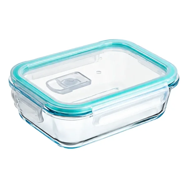 Taper Vidrio Hermético Apto Microondas Horno Freezer 700ml Transparente