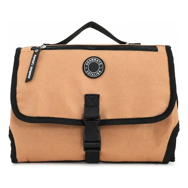 Bolso Maternal Pañalero Cambiador Bandolera Organizador Bebe Marrón