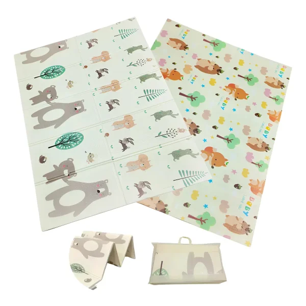 Alfombra Antigolpes Plegable Bebes Reversible 150x200cm