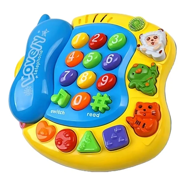 Telefono Juguete Interactivo Luces Sonidos Bebes