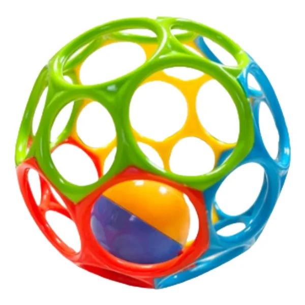 Pelota De Agarre Sonajero Juguete Sensorial Para Bebe Multicolor