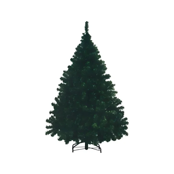 Árbol De Navidad Arbolito Pino Montañes Deluxe 2.1mts Base Metálica Verde Oscuro