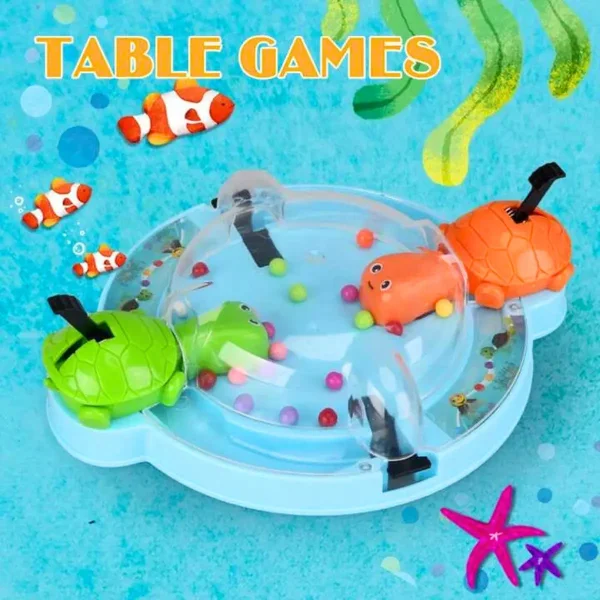 Juego De Mesa Tortugas Glotonas Mini Atrapa Pelotas