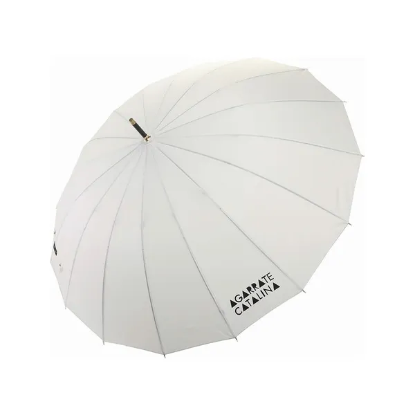 Paraguas Largo Semi Automático Reforzado Con Mango