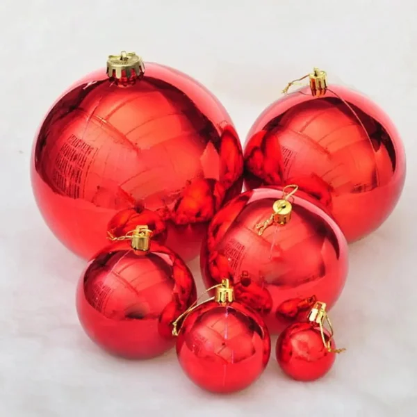 Adornos Navideños Set Bolas De Navidad 7cm X60 Unidades