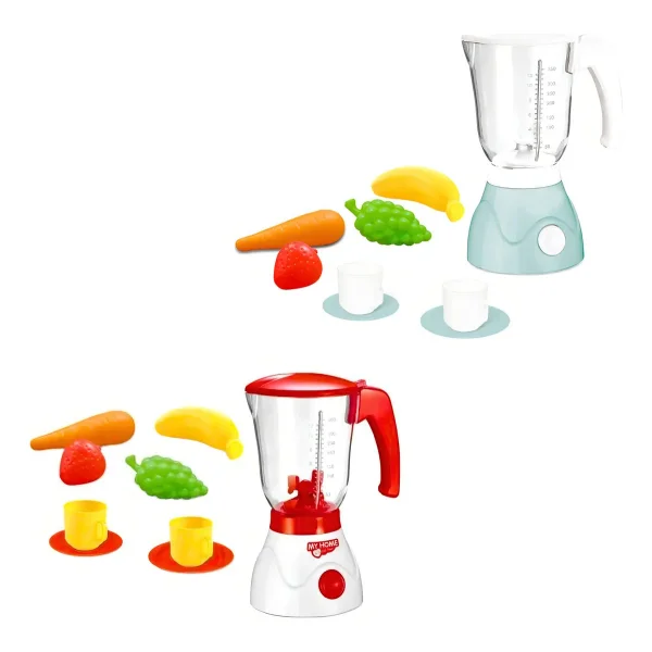 Licuadora Juguete Cocina Con Sonido Color Rojo 3 Años