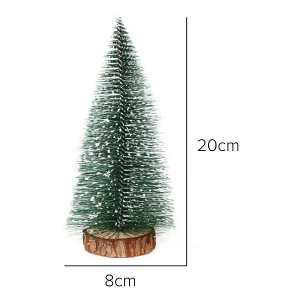 Arbolito De Navidad 20 Cm Decoracion Navideña Pino Adorno Verde