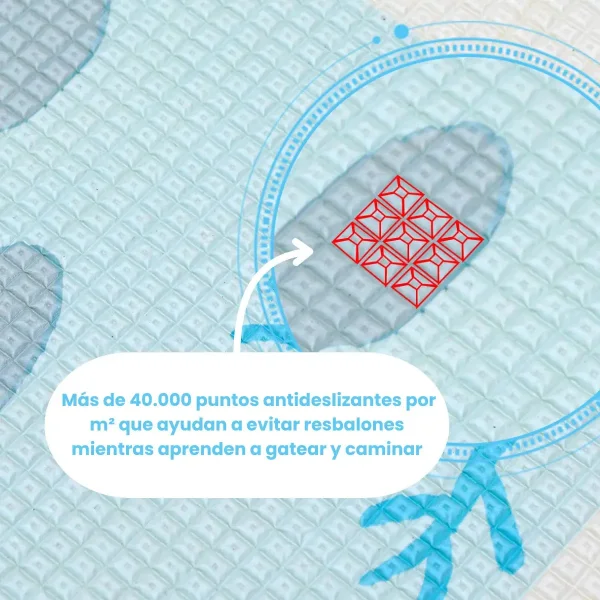 Alfombra Antigolpes Bebé Reversible Xpe Premium 180x120cm