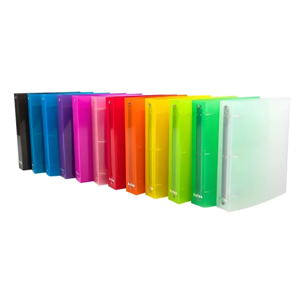 Carpeta Escolar Transparente Numero 3 Avios Colores N3